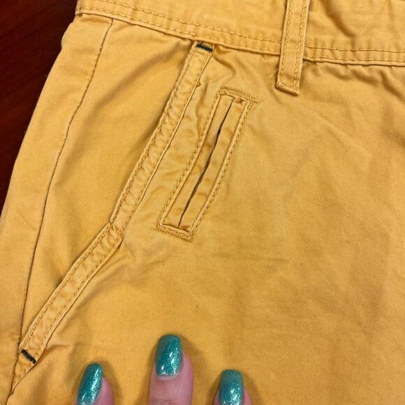 Springfield Mens Mustard Chino Bermuda Shorts sz 30 - Picture 2 of 6